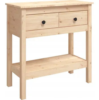 Konferenční stolek Konzolový stolek VidaXL obdélníkový 75 x 35 x 75 cm, odstíny hnědé