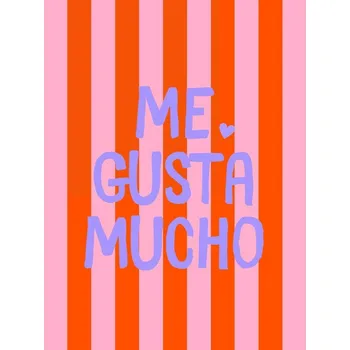 Plakát Plakát, Obraz - Me gusta mucho - stripes, Ohkimiko