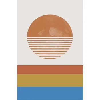 Plakát Plakát, Obraz - Striped Horizon Sun, THE MIUUS STUDIO