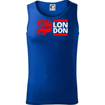 LON DON BUS - Tílko pánské Core - L ( Královská modrá )