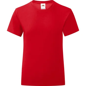 Dívčí oblečení Fruit of the Loom Dívčí tričko Iconic T 150
