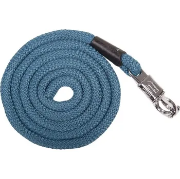 Vybavení pro koně Vodítko HKM Aachen - s panik karabinou, Tyrkysová - Zelená