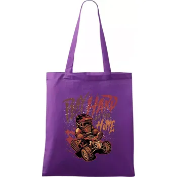 Nákupní taška Play Hard or Go Home - Taška bavlněná - 42 x 38 cm ( Fialová )