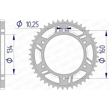 Nářadí na motocykly Hliníkové ultralehké zadní kolo AFAM 11618 - 520 11618-48