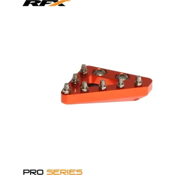 Nářadí na motocykly RFX Pro Náhradní pevná koncovka zadní brzdové páky CNC (oranžová) FXRB9010199OR