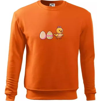 Pánská mikina Evoluce vajíčka - velikonoce - kuře - Mikina Essential pánská - M ( Oranžová )