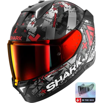 Helma na motorku SHARK SKWAL i3 HELLCAT Mat HE0829E-KUR vel.S