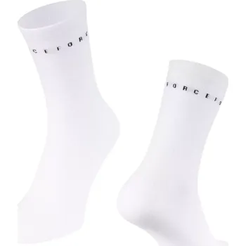 Pánské ponožky ponožky FORCE SMACK, bílé S-M/36-41