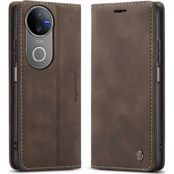 Pouzdro na mobilní telefon Pouzdro s klopou Caseme pro Vivo V50 5G hnědé