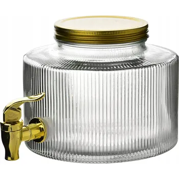 Sklenice MODERN KITCHEN Sklenice s kohoutkem 2L 10,5x18x15 cm