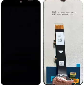 Telefonní příslušenství LCD display + dotyková deska + přední kryt pro Motorola Moto E15, black (Service Pack)