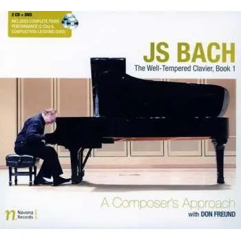 Zahraniční hudba 3CD Johann Sebastian Bach: Well-tempered Clavier Book 1: Composer's Approach 2012