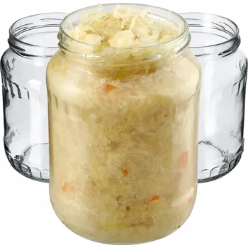 Sklenice Skleněná zavařovací sklenice Kadax 720 ml na zavařeniny, 48 ks