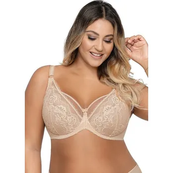 Podprsenka Béžová krajková podprsenka Ava 1824 Beige Velikost: 95C