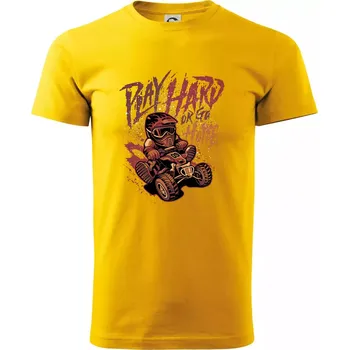 Play Hard or Go Home - Triko extra velké (5-8XL) - 6XL ( Žlutá )