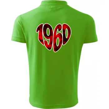Pánská košile 1960 v srdci - Polokošile pánská Pique Polo 203 - 3XL ( Apple Green )