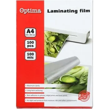 Laminovací fólie Laminovací fólie A4 100 my 100 ks lesklá