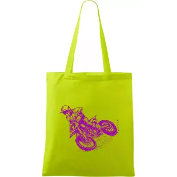 Crosska fialová - Taška bavlněná - 42 x 38 cm ( Limetková )