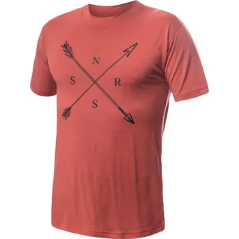 Oblečení a móda SENSOR MERINO ACTIVE SNSR pánské triko kr.rukáv terracotta L