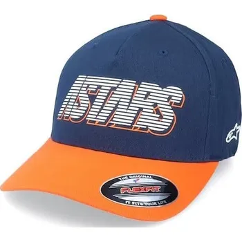 Kšiltovka Kšiltovka ALPINESTARS LANES HAT navy modrá/oranžová Vel: L/XL Výprodej zboží