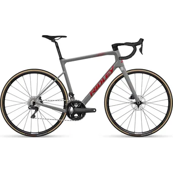 Silniční kolo RIDLEY kolo GRIFN Shimano 105 Di2 Battleship Grey/Candy Red Metallic M