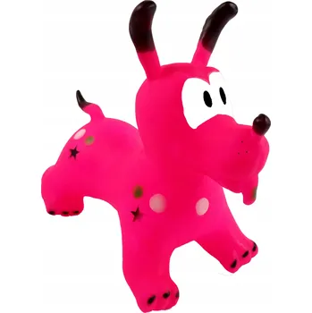 Hopsadlo S01 PES SKÁKACÍ GUMOVÉ HOPSADLO NAFUKOVACÍ SKÁKADLO VELKÉ