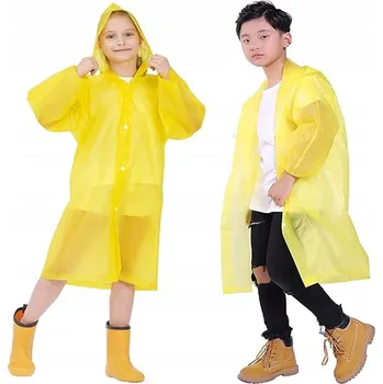 Pláštěnka Dětská pláštěnka S KAPUCÍ kapucí, univerzální PEVA
