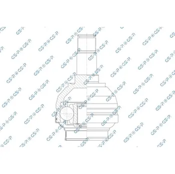 Poloosa kola Sada kloubů, hnací hřídel GSP 603641