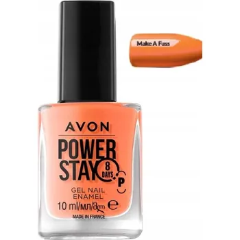 Lak na nehty Avon Power Stay Gel Nail Enamel Gelový lak na nehty Make a fuss