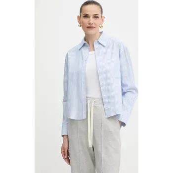 Pánská košile Bavlněná košile Weekend Max Mara NUORO 2525116111600 modrá 50X, vel. 42