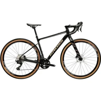 Jízdní kolo KROSS ESKER 6.0 SHIMANO GRX RX810 gold/black - XL / Černá