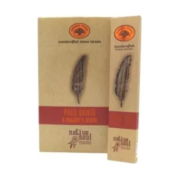 Vonná tyčinka Räucherstäbchen Green Tree Native Soul Smudge "Palo Santo & Dragon's Blood" 15gr. (8 Sticks) (FR)