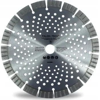 Řezný kotouč DIAMANTOVÝ KOTOUČ V-TURBO Z BETONU KOSTKY 230 15 MM