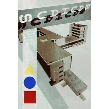 Plakát Plakát, Obraz - Bauhaus Dessau architecture in vintage magazine style III, Rosana Laiz Blursbyai