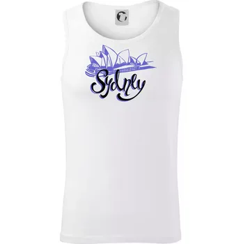 Sydney Lettering - Tílko pánské Core - 2XL ( Bílá )