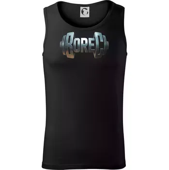 Nápis v čince Borec - Tílko pánské Core - XL ( Černá )