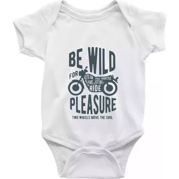 Kojenecký body Be Wild - Body kojenecké s krátkým rukávem - Krátký r. do 3 měs ( Bílá )