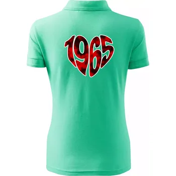 1965 v srdci - Polokošile dámská Pique Polo - M ( Mátová )