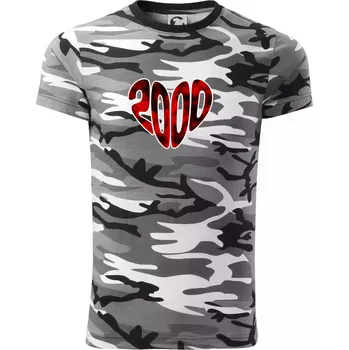 2000 v srdci - Army CAMOUFLAGE - L ( Šedý maskáč )