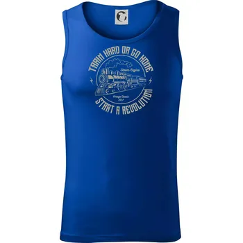 Train hard or go home - Tílko pánské Core - S ( Královská modrá )