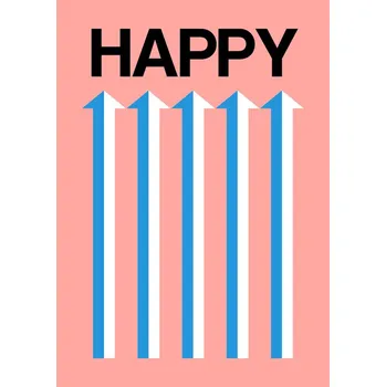 Plakát Plakát, Obraz - Happy Pink, Frances Collett