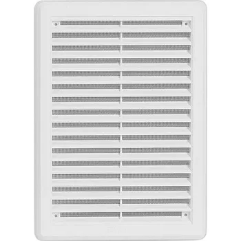 Větrací mřížka Větrací mřížka se síťovinou - krytka 175x250 bílá