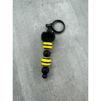 Přívěsek na klíče - černo žlutá 1