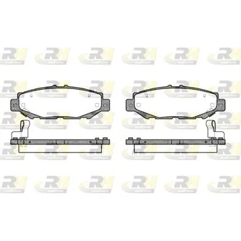 Brzdová destička klocki hamulcowe Lexus 300/92-, 2424.04