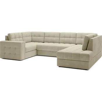 Sedací souprava Rozkládací rohová sedačka GLOSSO U béžová