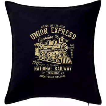 Polštář Union Express - Polštář 50x50 - 50x50 - Pouze potah ( Černá )