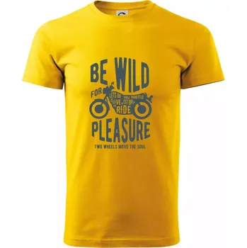 Pánské tričko Be Wild - Triko extra velké (5-8XL) - 6XL ( Žlutá )