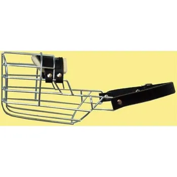 Náhubek pro psa Náhubek kovový Pudl, Jezevčík - pes, chrom 80 x 95 x 95 mm