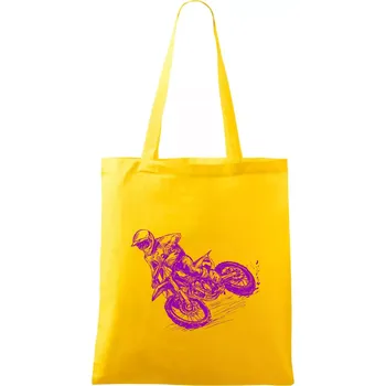 Nákupní taška Crosska fialová - Taška bavlněná - 42 x 38 cm ( Žlutá )