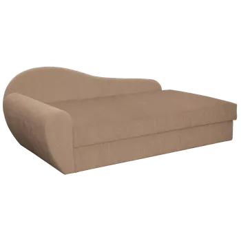 Sedací souprava MATYLDA rošt, válenda celočalouněná, provedení levé, látka BORA B 24 - látka béžová